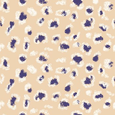 Açık bej arka planda, leopar esinlenilmiş, oyuncu bir desen. Moda, ev dekorasyonu ya da yaratıcı projeler için vektör tasarımları. Klasik bir hayvan izinde cesur, renkli bir kıvrım.