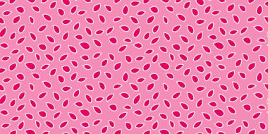 Soyut organik yaprak şekilli kusursuz vektör deseni pembe bej arkaplanda ana hatlar çiziyor. Tekstil, duvar kağıtları, ambalaj kağıdı, ambalaj kağıdı, marka ve modern dekor için basit benzersiz baskı.