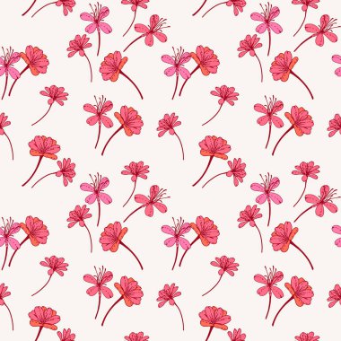 Siyah arka planda mavi papatya çiçekleri olan kusursuz vektör deseni. Kumaşlar, ambalajlar, duvar kağıtları ve çiçek temalı projeler için şık botanik tasarımı