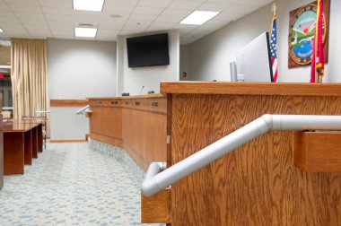 Hükümet konseyi için toplantı odası.