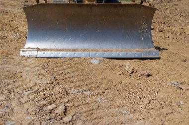 Kopyalama alanı olan buldozer bıçağı