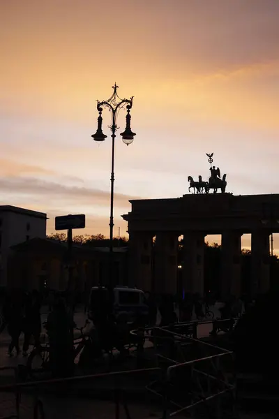 Skies over Berlin Brandenburg Gate