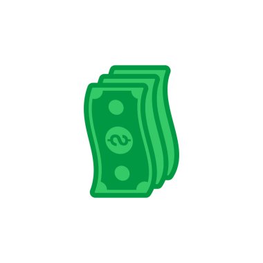 kağıt para simgesi seti, para simgesi seti, kağıt para vektörü seti, para vektörü seti işareti