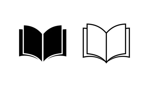 Symbol Vektorového Znaménka Ikony Knihy — Stockový vektor
