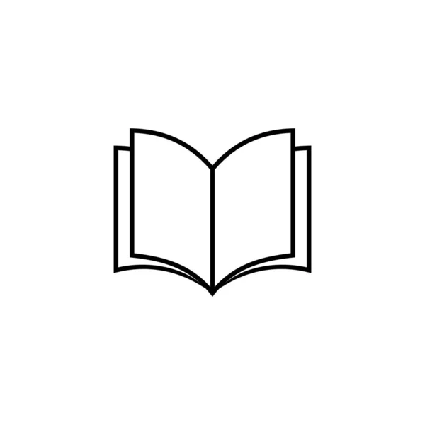 Könyv Ikon Készlet Vektor Jel Szimbólum — Stock Vector