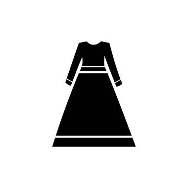 elbise simgesi vektör işareti sembolü