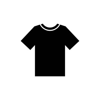 t-shirt simgesi vektör simgesi