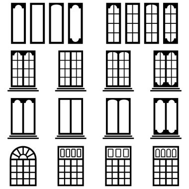 Pencere simgesi vektör işareti simgesi ayarla