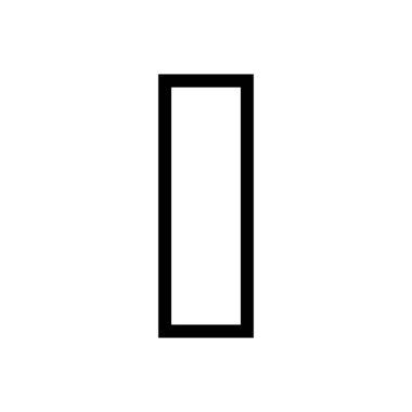 Pencere simgesi vektör işareti simgesi ayarla