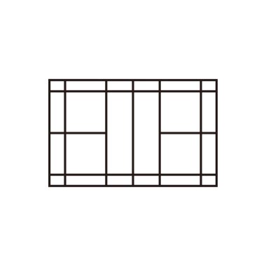 badminton alan simgesi vektör işareti sembolü