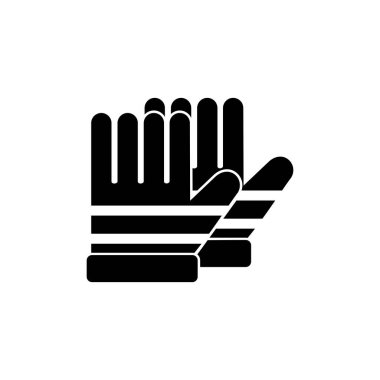 Eldiven simgesi vektör işareti sembolü