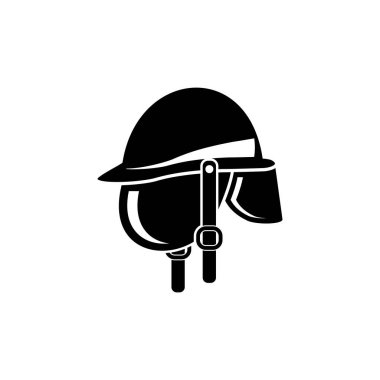 İtfaiyeci miğferi simgesi simgesi