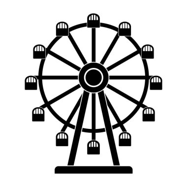 Atlıkarınca simgesi vektör çizimleri