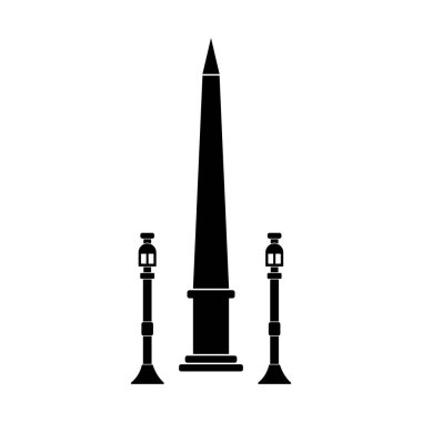 Paris tarihi gökyüzü çizgisi görüntü vektörü çizimleri silueti