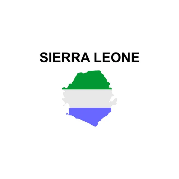 stock vector maps of Sierra Leone icon vector sign symbol