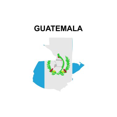 Guatemala ikon vektör sembolü haritaları