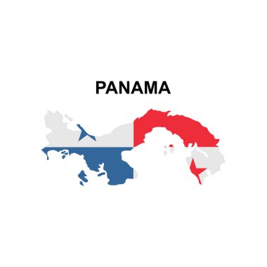 Panama simge vektör simgesinin haritaları