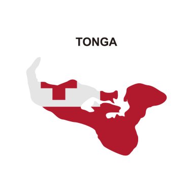 Tonga simge vektör sembolünün haritaları