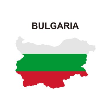 Bulgaristan 'ın simge vektör sembolü haritaları