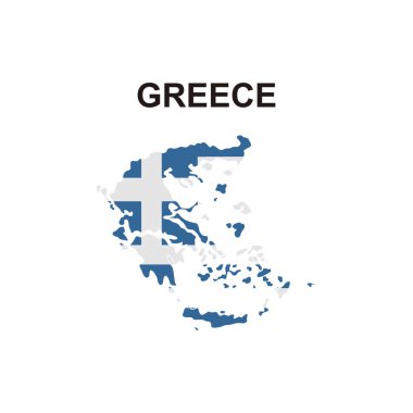 Yunanistan 'ın simge vektör sembolünün haritaları