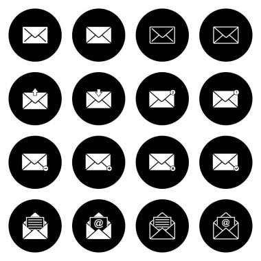 e- posta ileti simgesi, zarf simgesi, vektör sembolleri