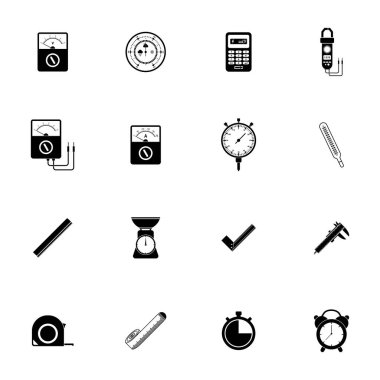 metre simgesi vektör işareti simgesi