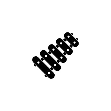 ksilofon simgesi vektör işareti