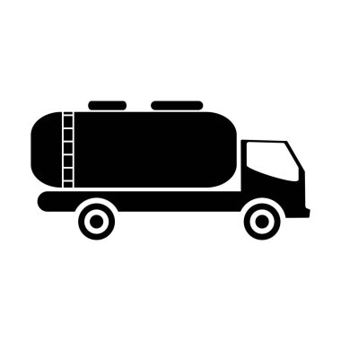 yağ taşımacılığı simgesi vektör işareti