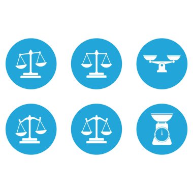 Ölçek simgesi vektör işareti sembolü