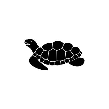 kaplumbağa simgesi vektör işareti sembolü