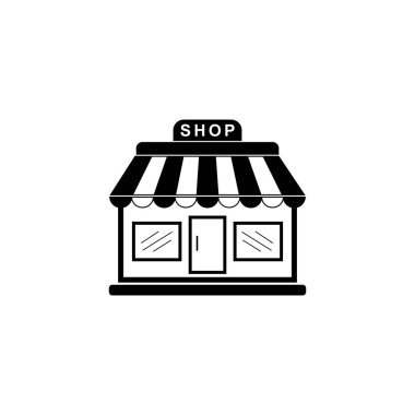 dükkan simgesi vektör simgesi