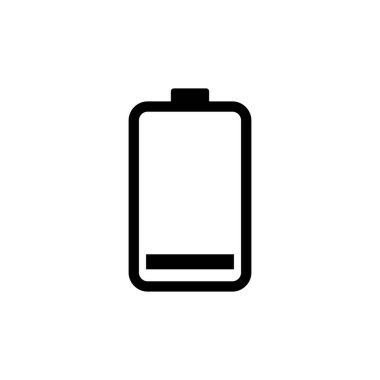 pil simgesi vektör işareti belirlendi