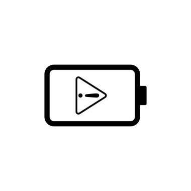 pil simgesi vektör işareti belirlendi