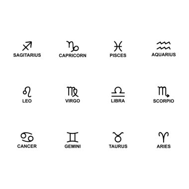 Zodiac simgesi vektör işareti belirlendi