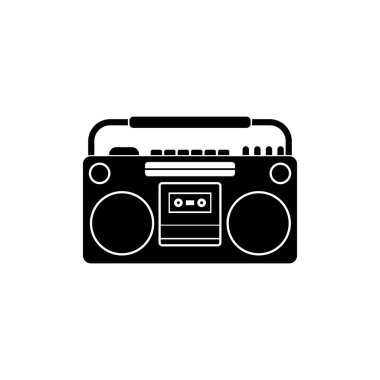 Teyp simgesi vektör işareti belirle