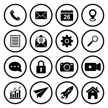 Web simgesi vektör işareti simgesi