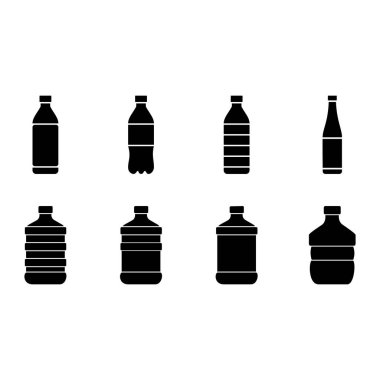 su plastik şişe ikonu vektör sembolü