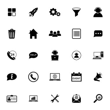 operatör simgesi seti, yönetici simgesi vektör kümesi sembolü