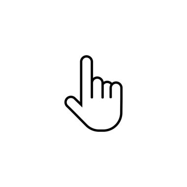 el imleç simgesi, el imleç vektörü