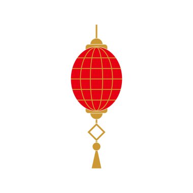 Çince fener simgesi vektör işaretini belirle