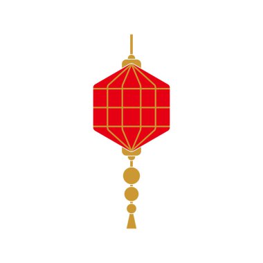 Çince fener simgesi vektör işaretini belirle