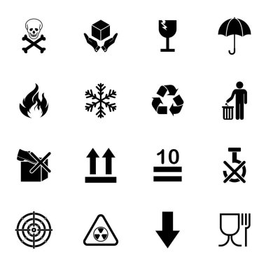 paket çarpımı uyarı simgesi vektör sembolü