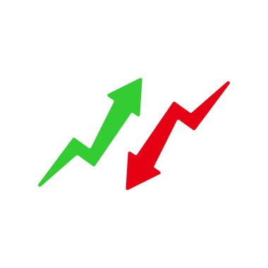Pazar takası için ok işareti zorba, hamallık simgesi vektör sembolü 