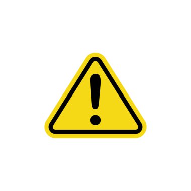 uyarı tehlike simgesi vektör sembolü