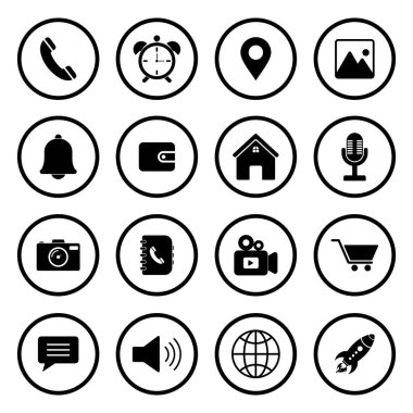 Web simgesi vektör simgesi