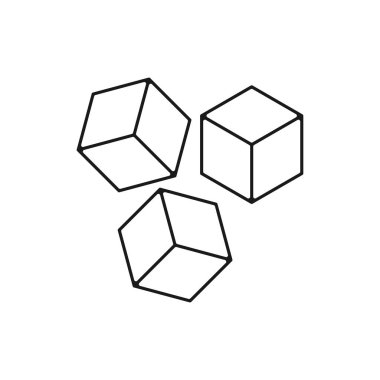 küp simgesi vektör gösterimi