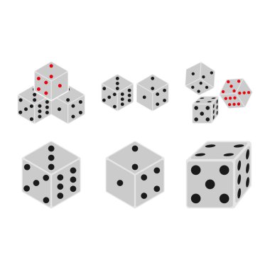 cassino 'nun zar simgesi vektör sembolü