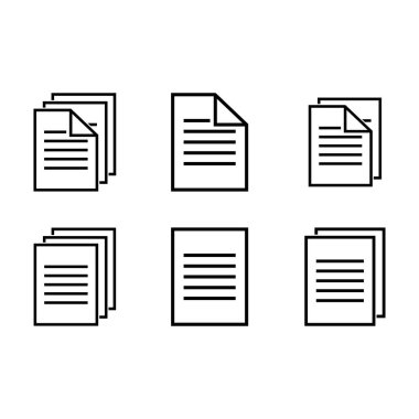 belge simgesi vektör gösterimi