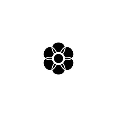 çiçek simgesi vektör gösterimi