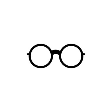 Gözlük simgesi vektör gösterimi